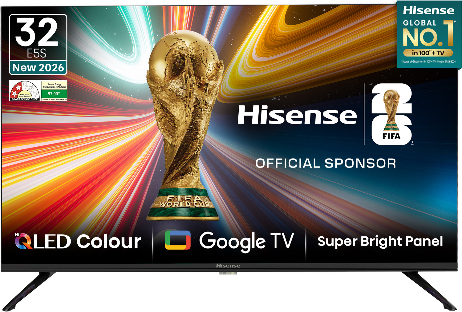 Image of Hisense 80 cm (32 inch) QLED HD Ready Smart Google TV 2025 Edition