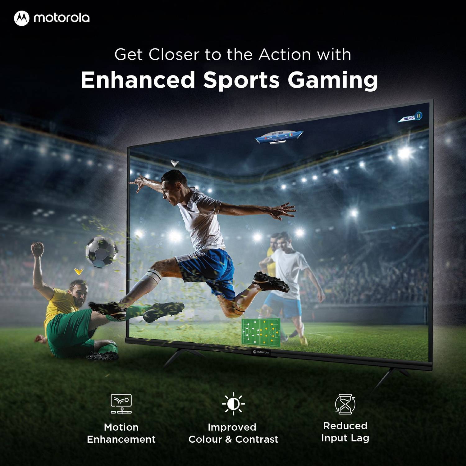 MOTOROLA 55 inch QLED 4K Smart TV - Image 4