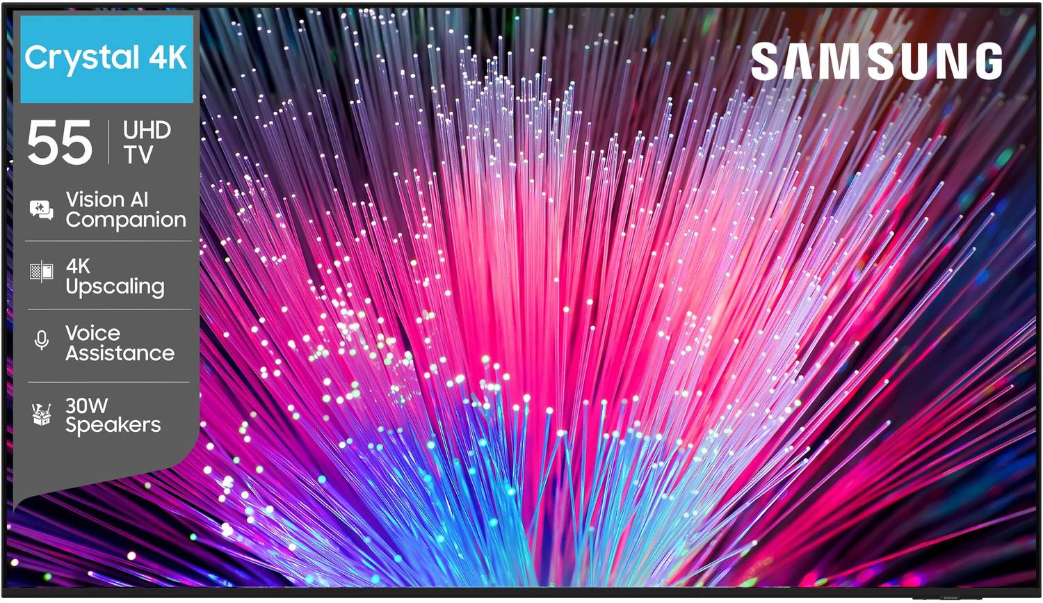 Crystal Vision AI 138 cm (55 inch) Ultra HD (4K) LED Smart Tizen