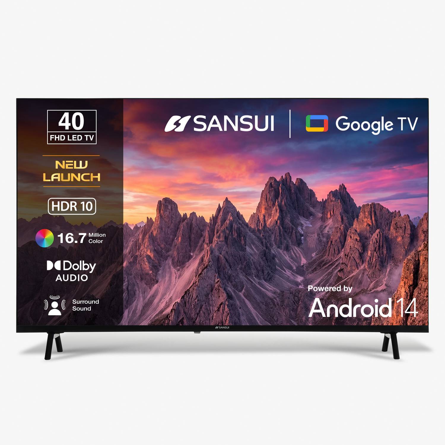 Sansui 102 cm (40 inch) Full HD LED Smart Google TV 2026 Edition price history chart and lowest price