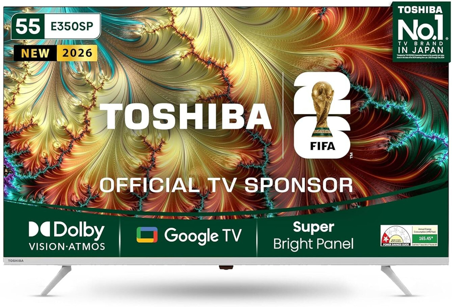 Image of TOSHIBA 139.7 cm (55 inch) Ultra HD (4K) LED Smart Google TV