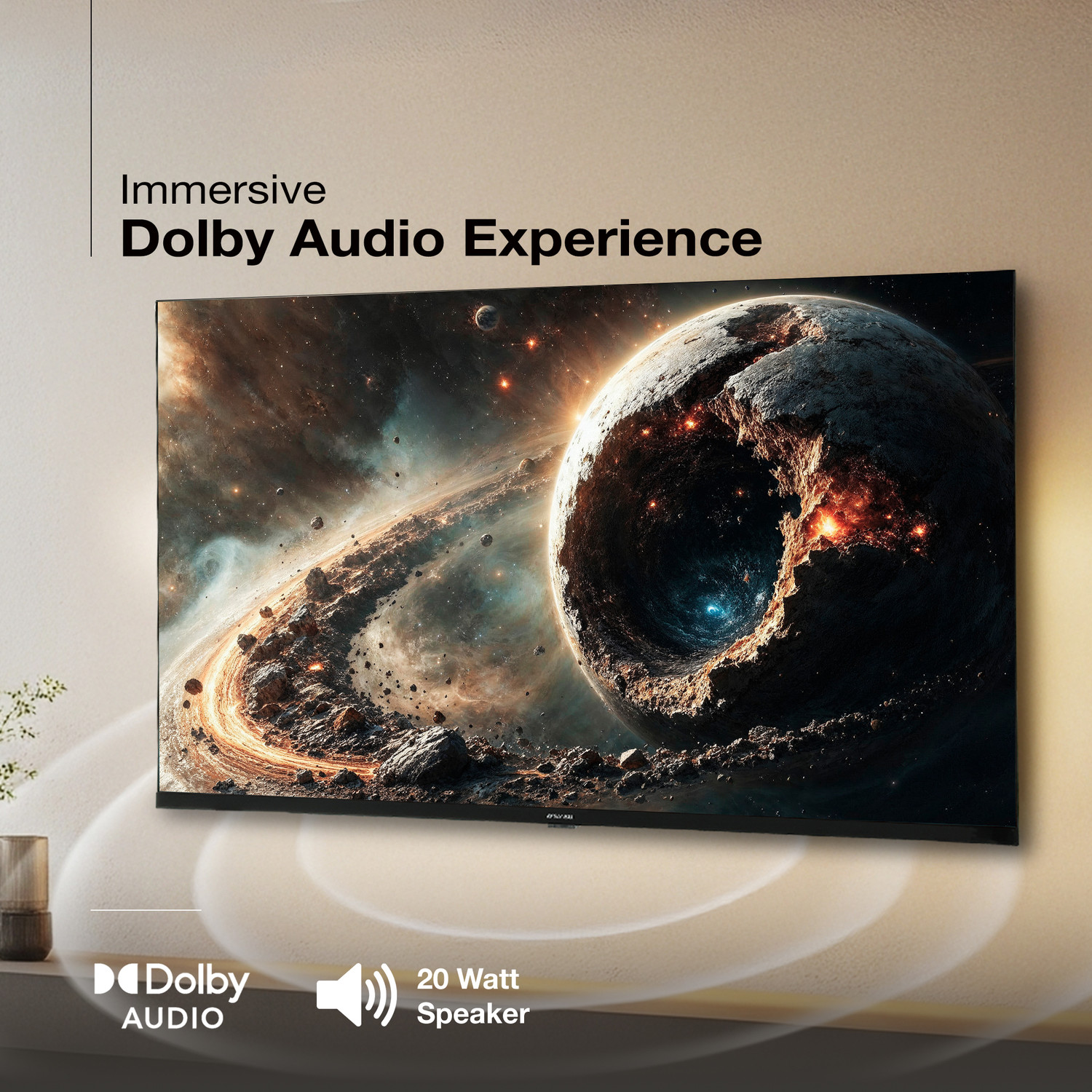 Image of Sansui 80 cm (32 inch) HD Ready LED Smart Google TV with IPS Panel| HDR10| Dolby Audio| Surround Sound| Game Mode| 60Hz Refresh Rate