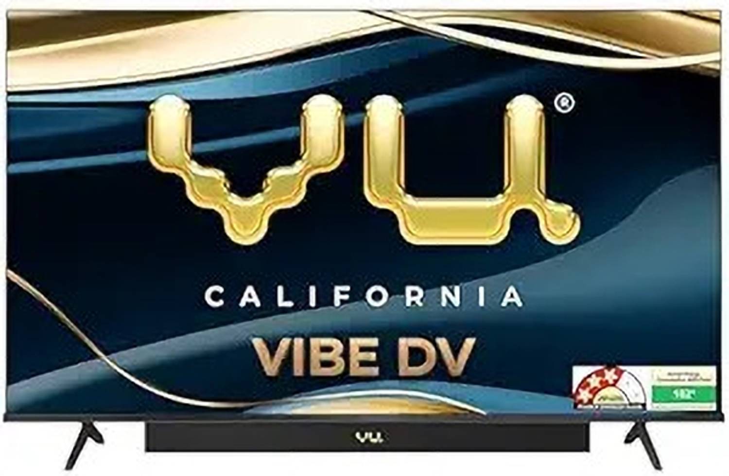 Vu 2025 Vibe DV 139 cm (55 inch) QLED Ultra HD (4K) Smart Google
