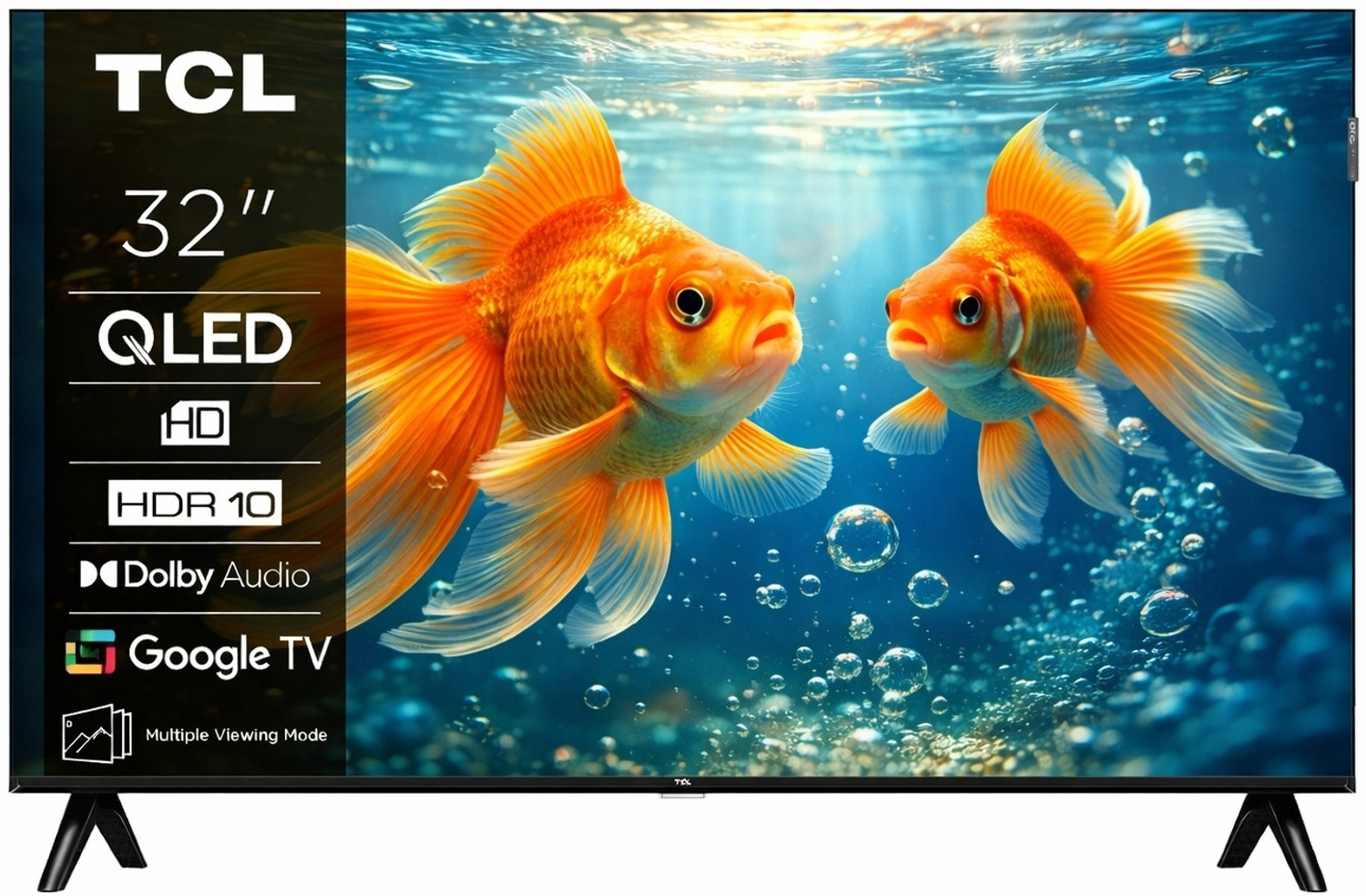 Image of TCL TCL 81.2 cm (32 inch) QLED HD Ready Smart Google TV with 100% Color Volume Plus 16W Dolby Audio | Google Assitant | Chromecast built-in