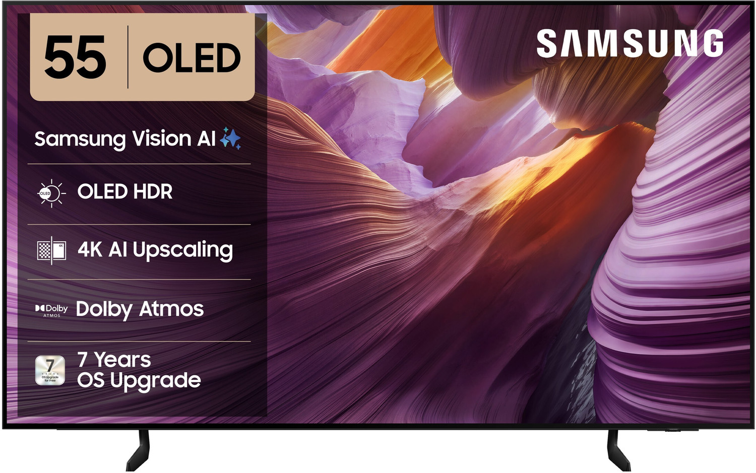 Image of Samsung 138 cm (55 inch) OLED Ultra HD (4K) Smart Tizen TV