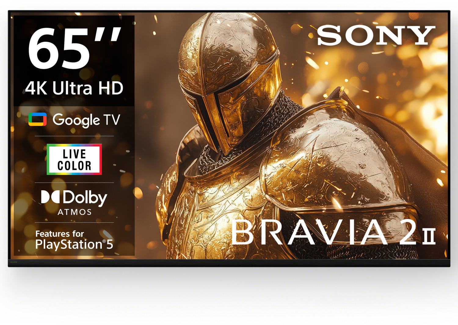 Image of SONY BRAVIA 2 II 163.9 cm (65 inch) Ultra HD (4K) LED Smart Google TV
