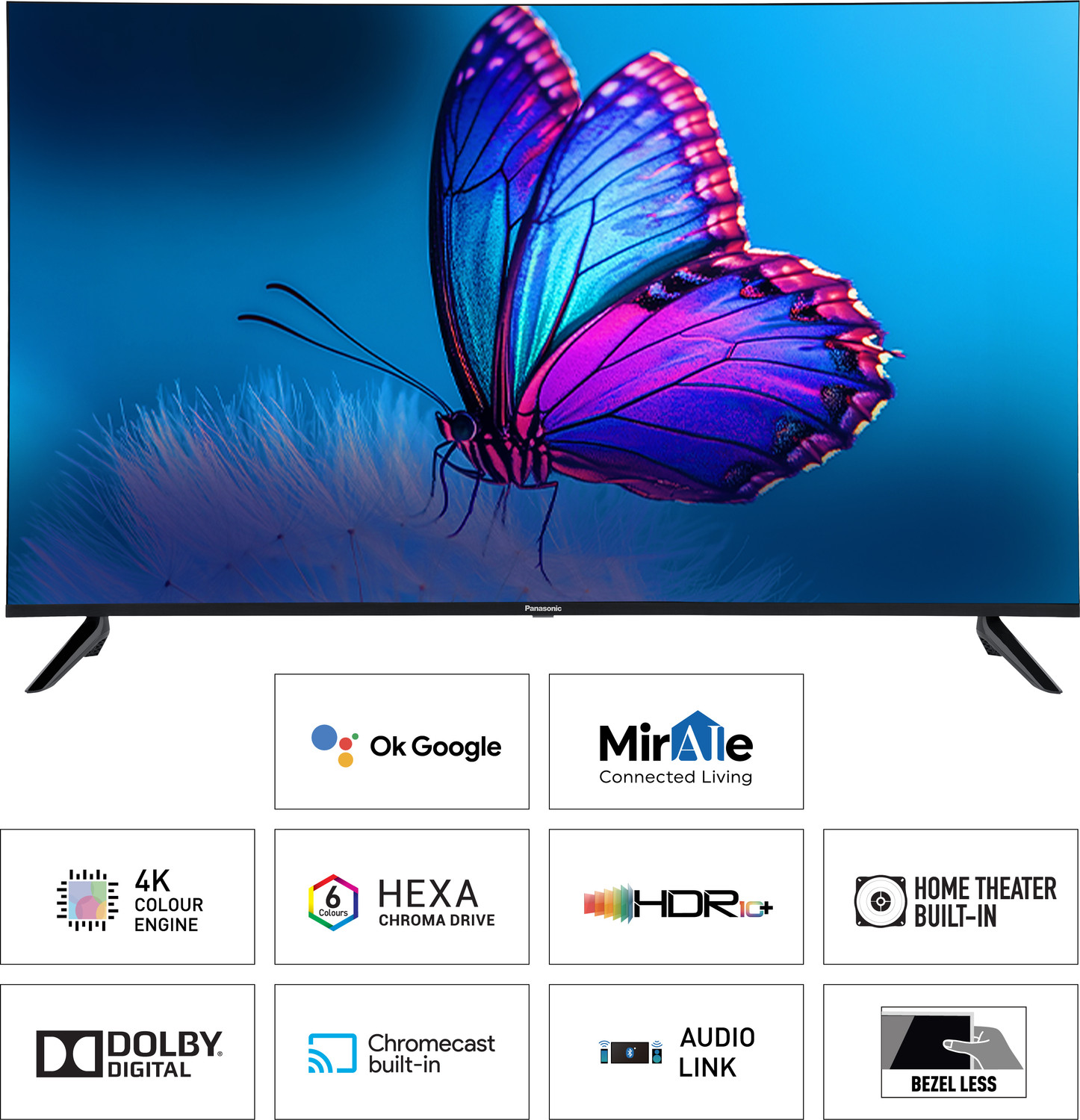 Image of Panasonic 108 cm (43 inch) Ultra HD (4K) LED Smart Android Based TV