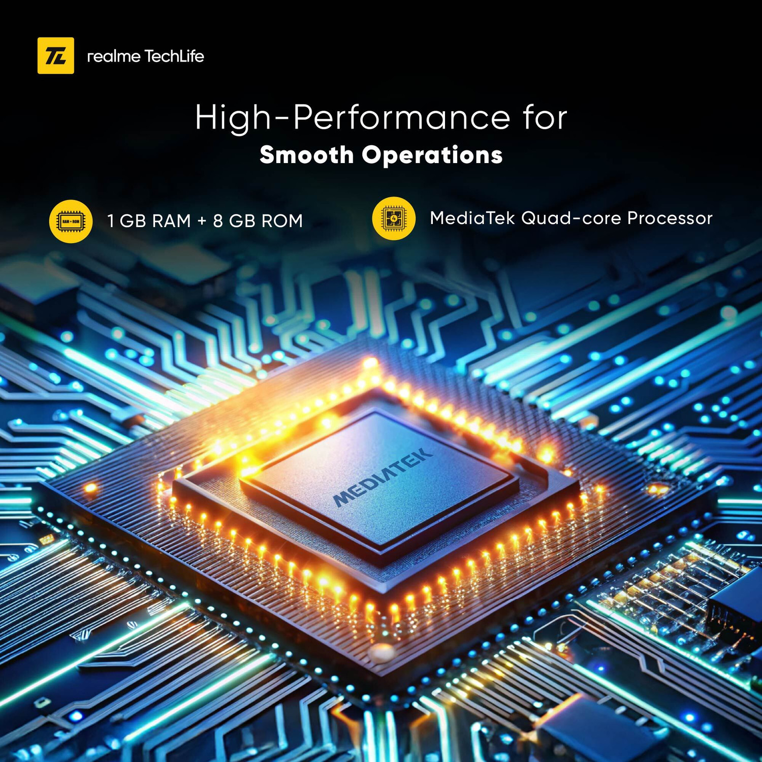 Image of realme TechLife 80 cm (32 inch) QLED HD Ready Smart Google TV 2026 Edition