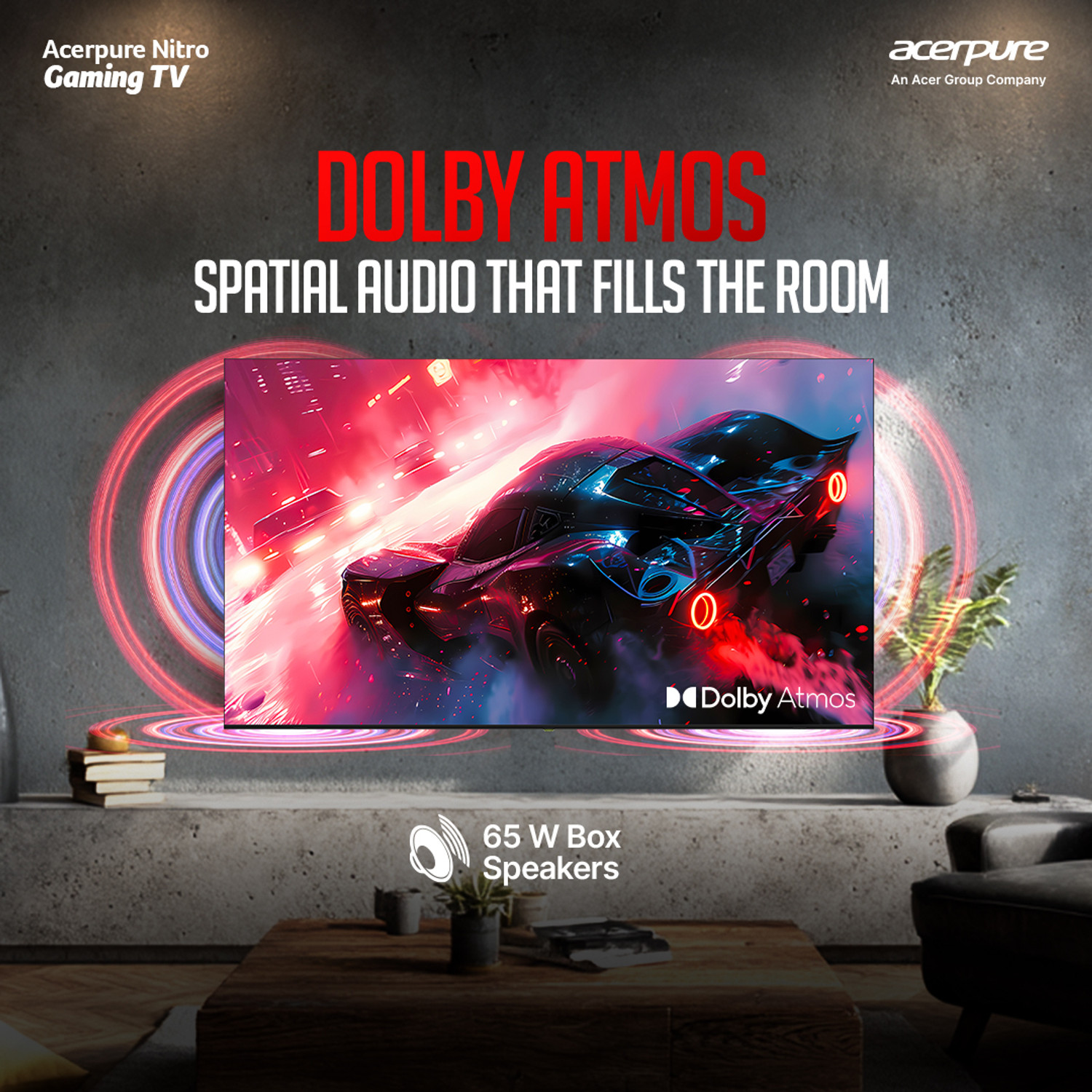Image of acerpure NITRO 253 cm (100 inch) QLED Ultra HD (4K) Smart Google TV