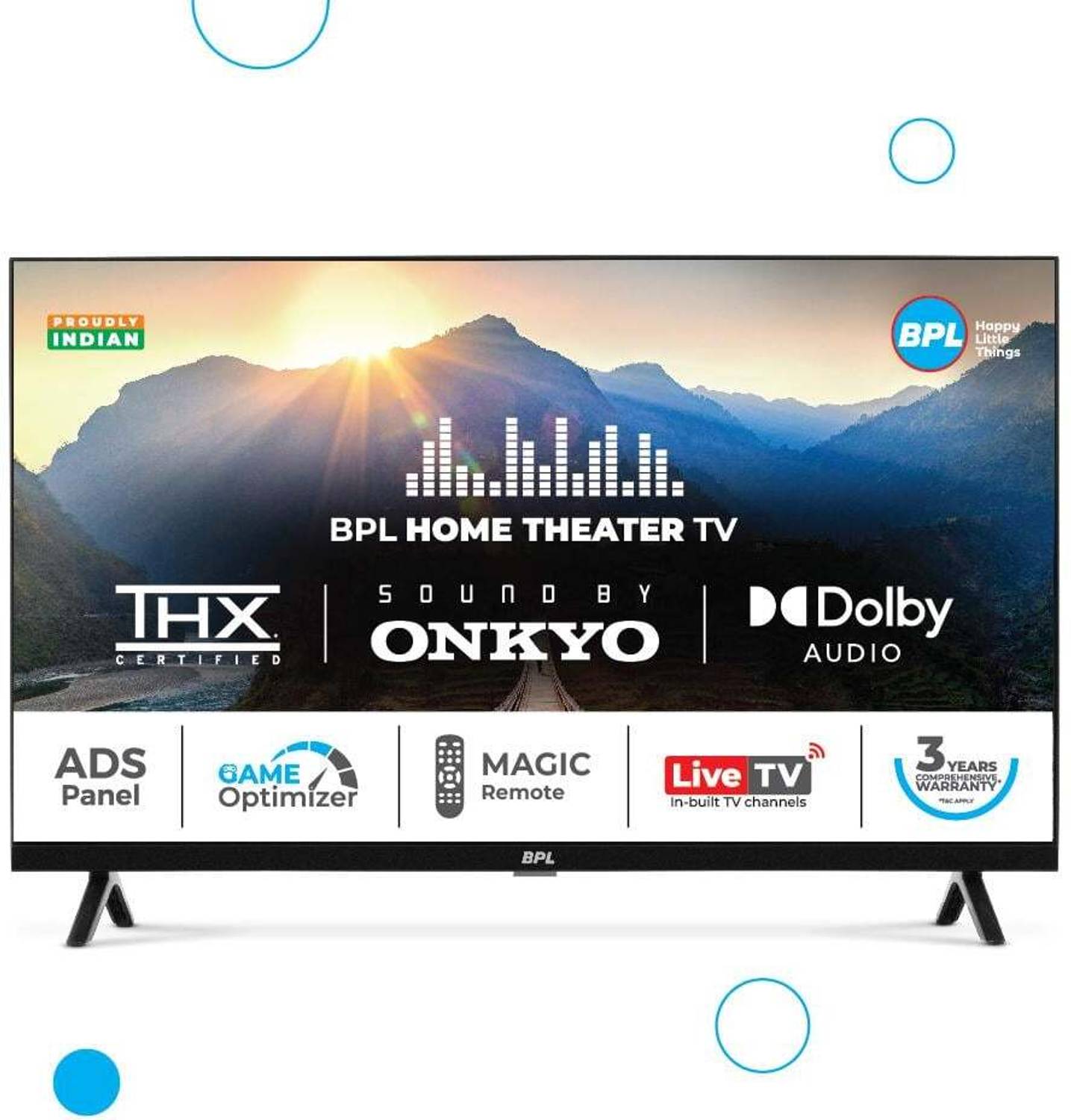 BPL 80 cm (32 inch) QLED Ultra HD (4K) Smart WebOS TV (32QF7540)