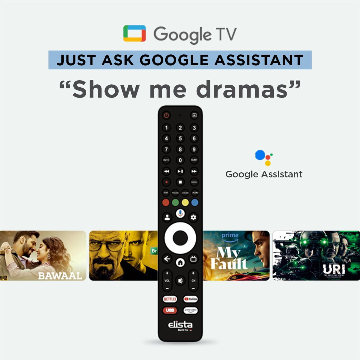 Image of Elista 108 cm (43 inch) Ultra HD (4K) LED Smart Google TV with Frameless Design