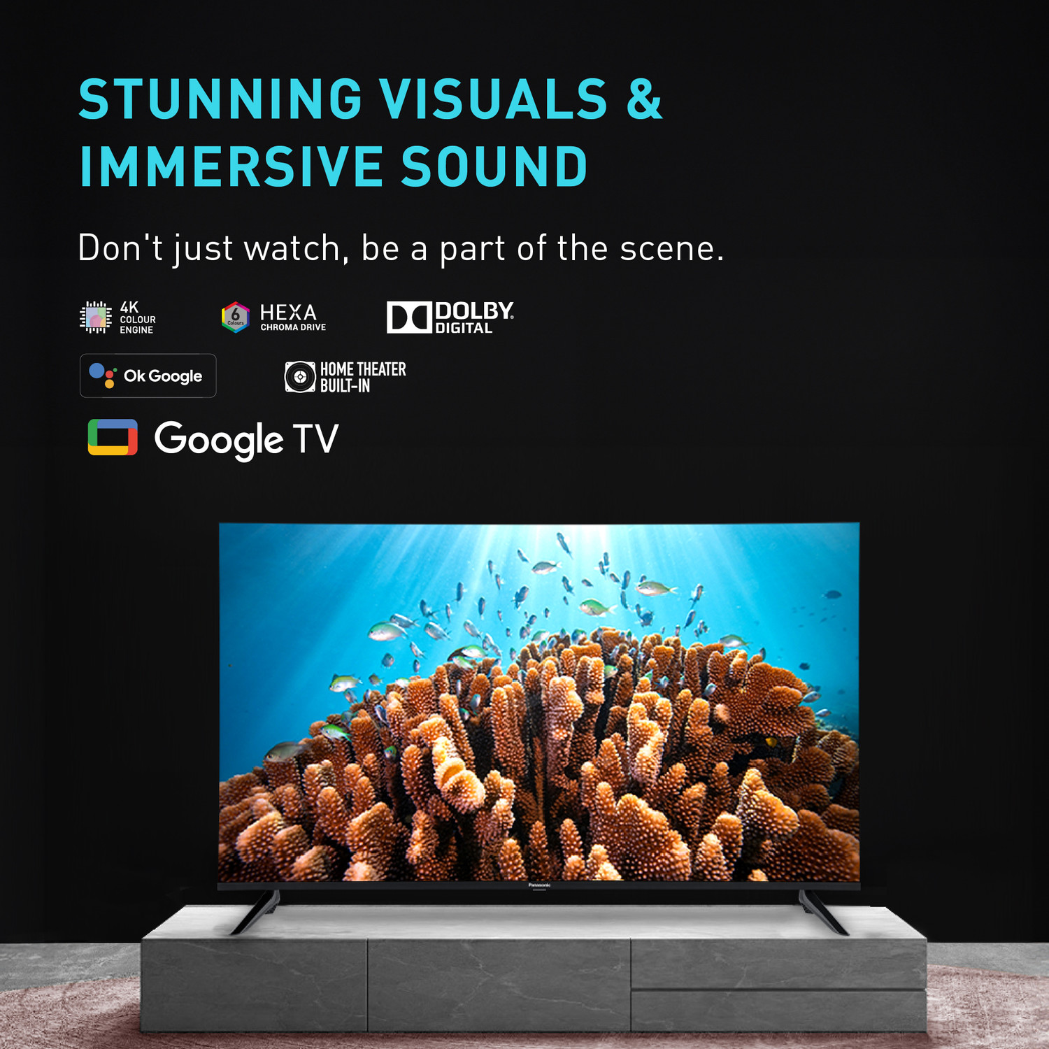 Image of Panasonic 127 cm (50 inch) Ultra HD (4K) LED Smart Android TV