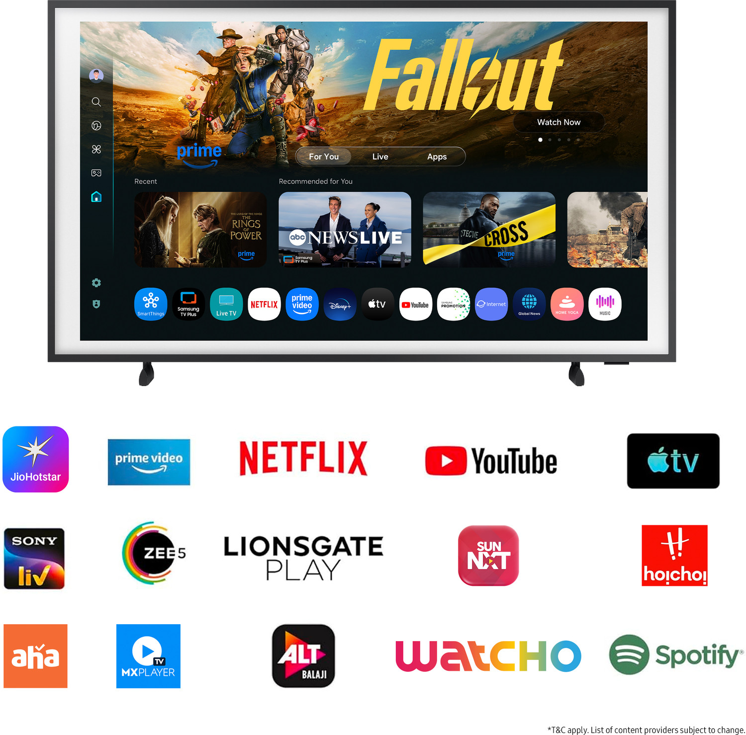 Image of Samsung The Frame Series 108 cm (43 inch) QLED Ultra HD (4K) Smart Tizen TV