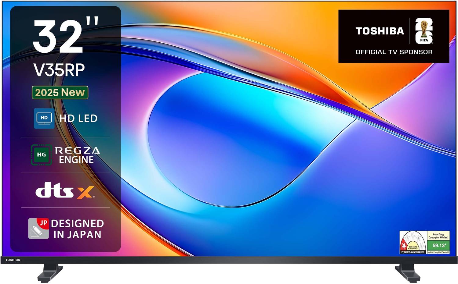 TOSHIBA 32V35RP 80 cm (32 inch) HD Ready LED Smart VIDAA TV with