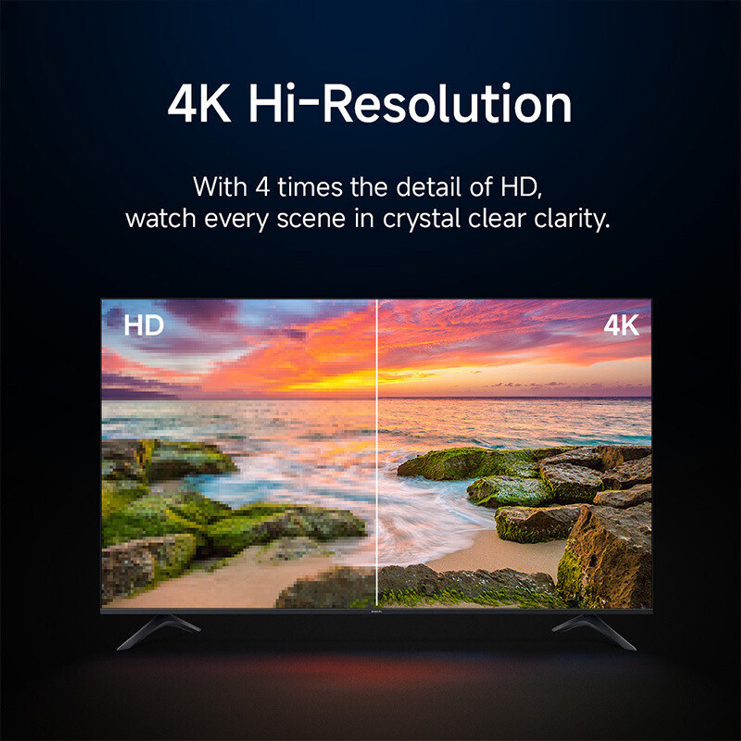 Image of XIAOMI X Pro CineMagiQLED 108 cm (43 inch) QLED Ultra HD (4K) Smart Google TV with Dolby Vision | HDR 10+ | 32 GB Storage | 30W Dolby Audio | Xiaomi Sound | Film-maker Mode| Mi TV