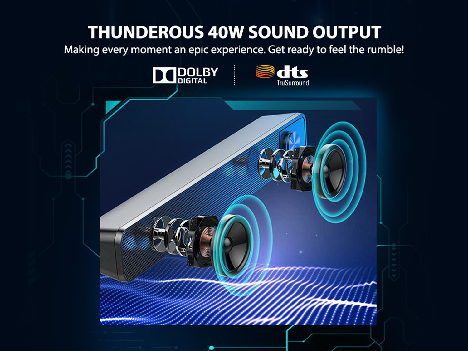 Image of Blaupunkt CyberSound G2 Series 80 cm (32 inch) HD Ready LED Smart Android TV with Dolby Digital Plus & 40 W Sound Output