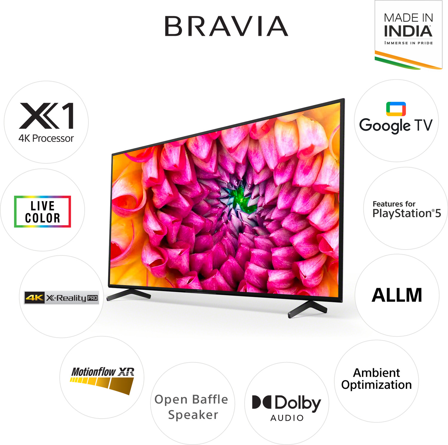Image of SONY Bravia X74L 138.8 cm (55 inch) Ultra HD (4K) LED Smart Google TV