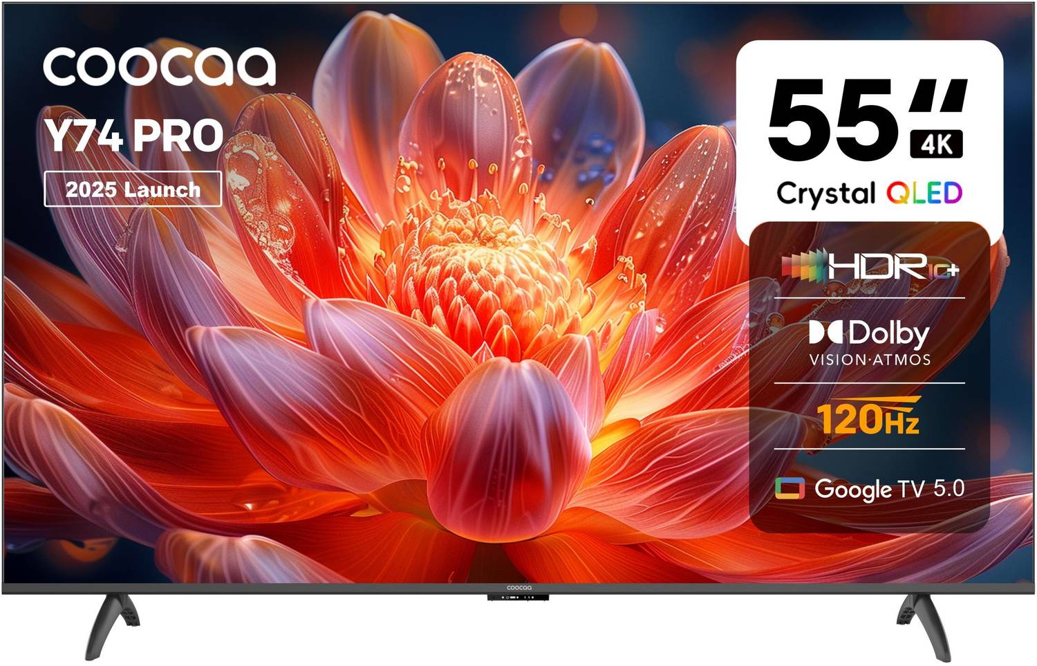 Coocaa Y74 Pro 138 cm (55 inch) QLED Ultra HD (4K) Smart Google T