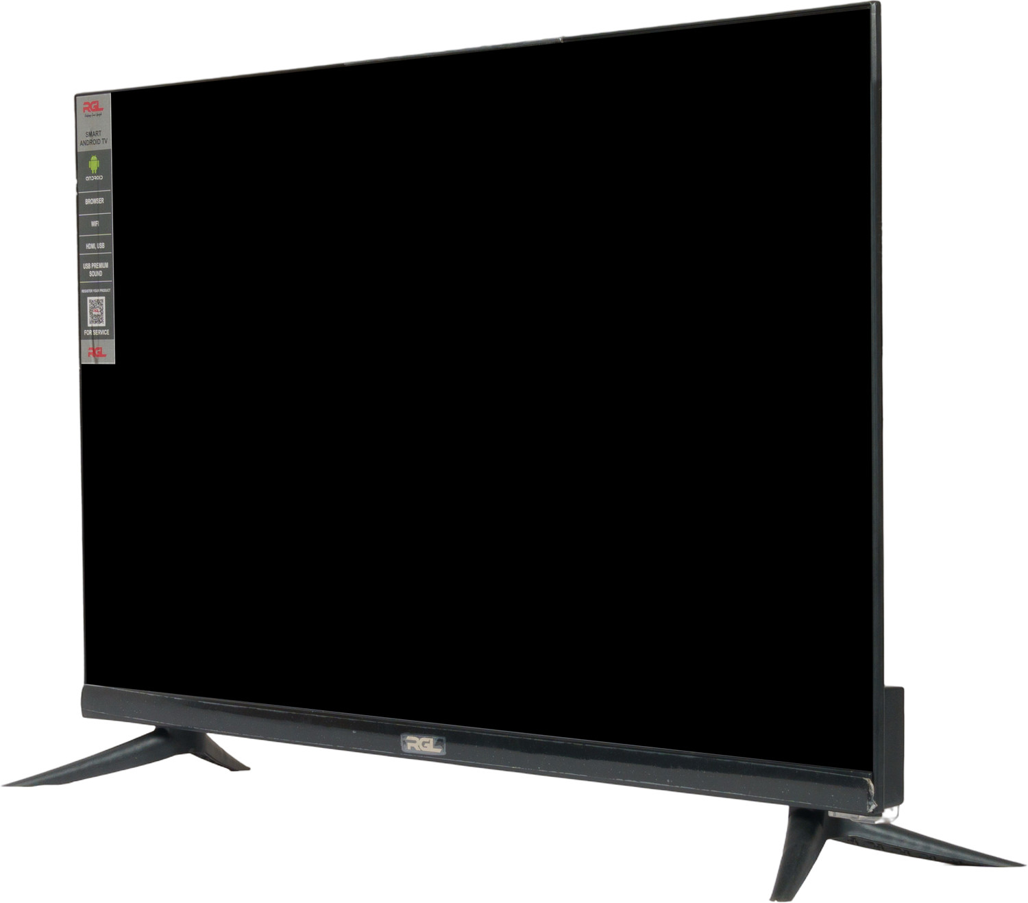 Image of RGL 80 cm (32 inch) HD Ready LED Smart TV with 32 Inch Full HD Smart LED TV (1920 x 1080 Resolution) | Built-in Wi-Fi Smart TV with OTT App Support | Enjoy YouTube, Netflix & Prime Video | Screen Mirroring - Cast Mobile & Laptop Easily | Wide Viewing Angle with Sharp & Vivid Picture | High Brightness LED Panel for Clear Day & Night Viewing | Powerful Stereo Speakers for Loud & Clear Sound | Multiple HDMI Ports for Set-Top Box, Laptop & Gaming Console | USB Port - Play Movies, Music & Photos Directly | Energy Efficient & Low Power Consumption | Slim & Premium Bezel Design | Wall Mount & Table Mount Compatible | Perfect Smart TV for Bedroom, Living Room & Office | Designed for Indian Voltage & Usage Conditions | Trusted Indian Brand - RGL