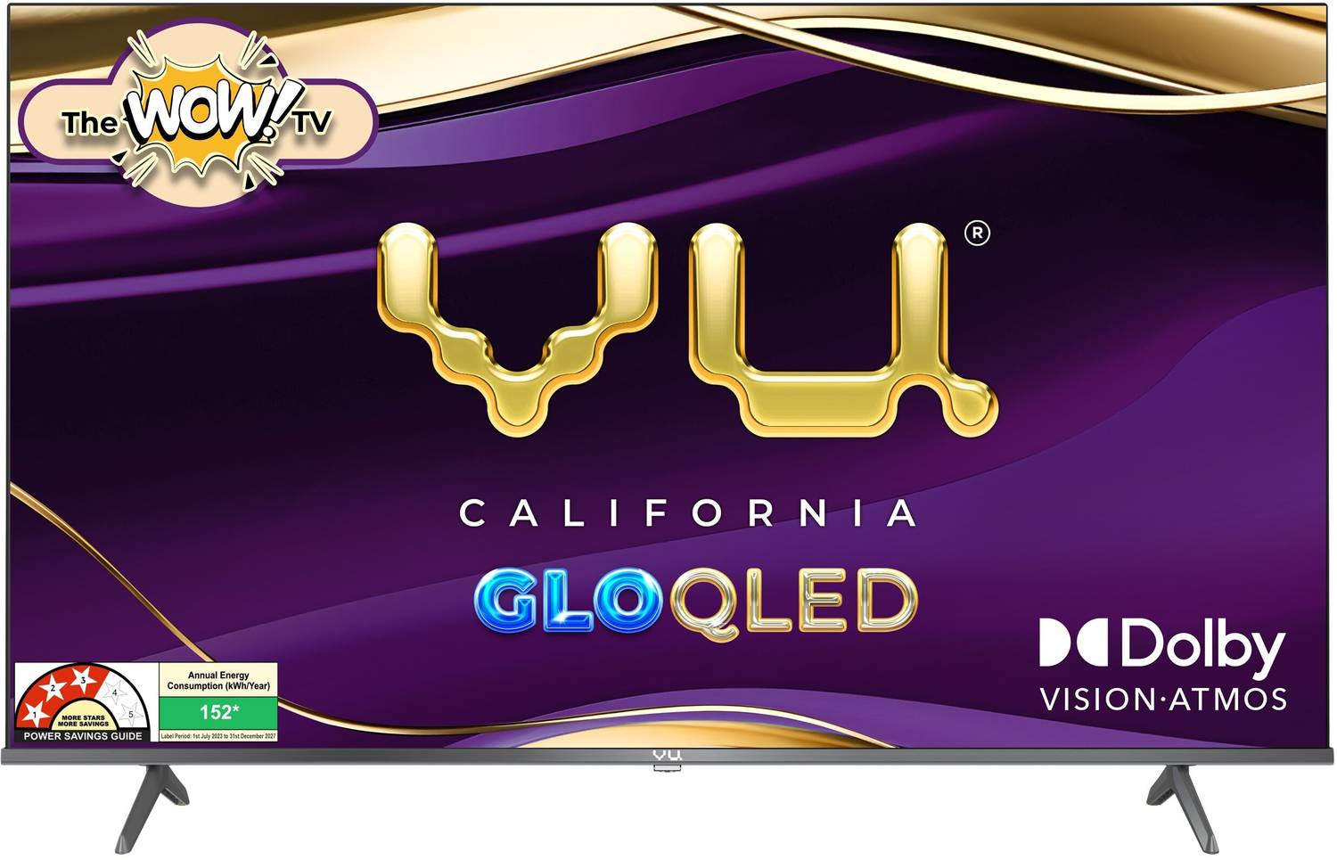 Vu GloQLED 126 cm (50 inch) QLED Ultra HD (4K) Smart Google TV