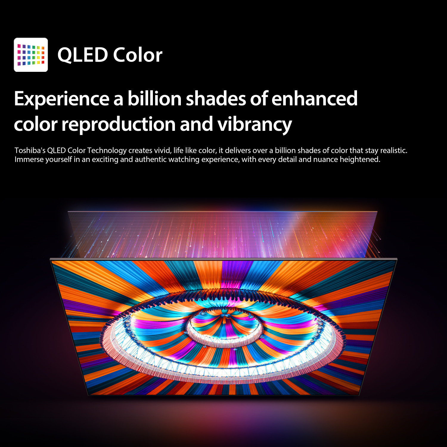 Image of TOSHIBA 80 cm (32 inch) QLED HD Ready Smart Google TV 2025 Edition