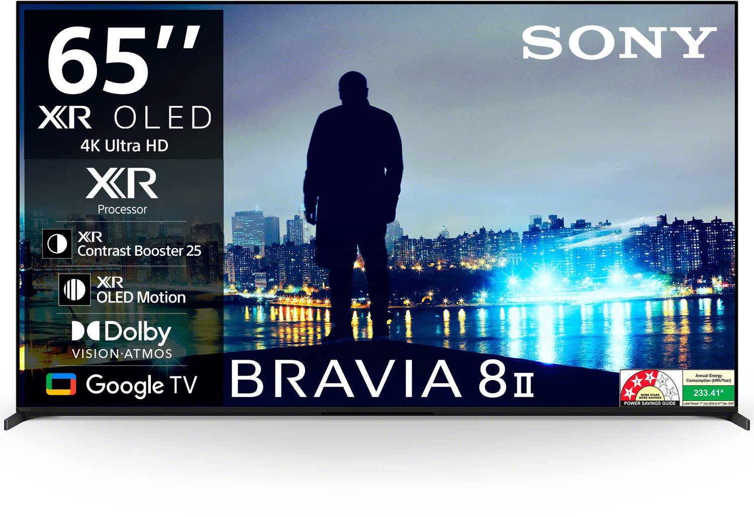 Sony BRAVIA 8 II 163.9 cm (65 inch) OLED Ultra HD (4K) Smart Goog