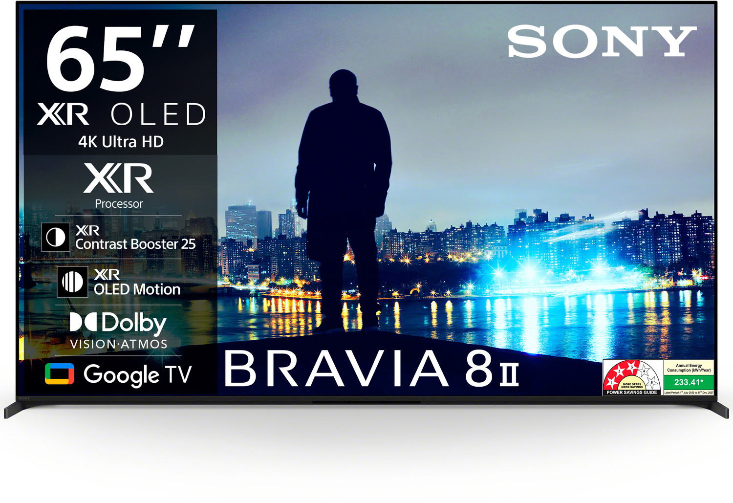 Image of SONY BRAVIA 8 II 163.9 cm (65 inch) OLED Ultra HD (4K) Smart Google TV (K-65XR80M2)