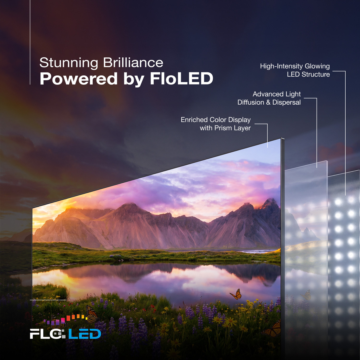 Image of Sansui 127 cm (50 inch) QLED Ultra HD (4K) Smart Google TV with Dolby Vision| HDR10+| Dolby Atmos| HSR 120Hz Refresh Rate| MEMC| 30W Surround Sound| FloLED Panel