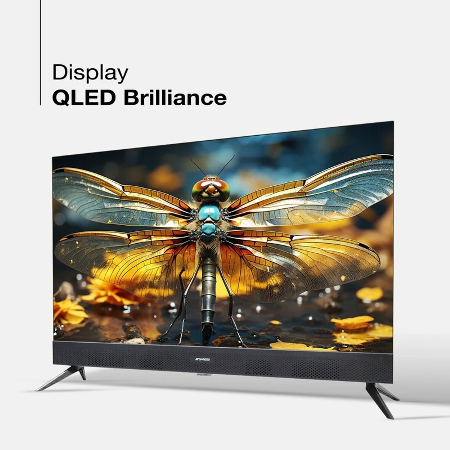 Image of Sansui SANSUI 80 cm (32 inch) QLED HD Ready Smart Coolita TV with In Built Sound Bar, Dolby Audio, Surround Sound & A+ Panel