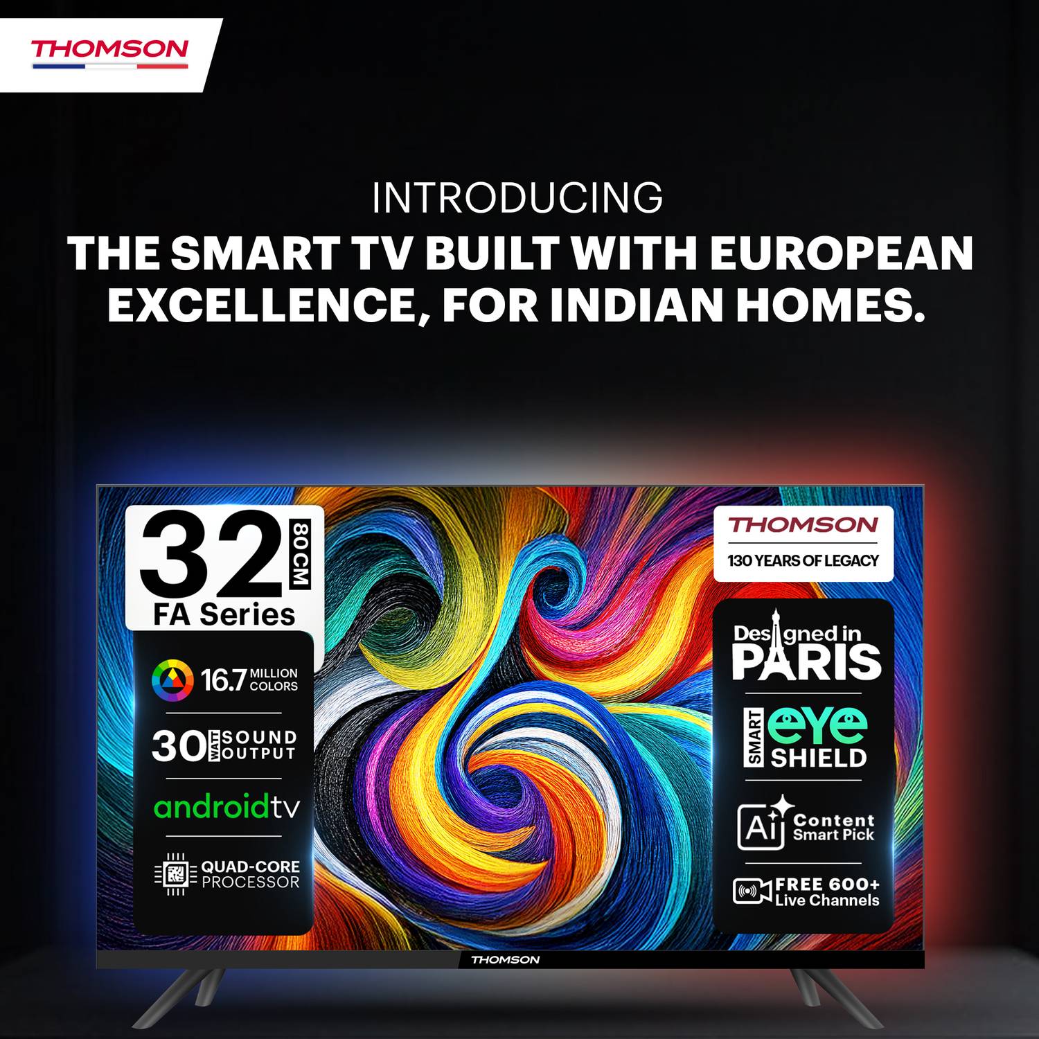 Thomson 32 inch HD Ready LED Smart Android TV - Image 2