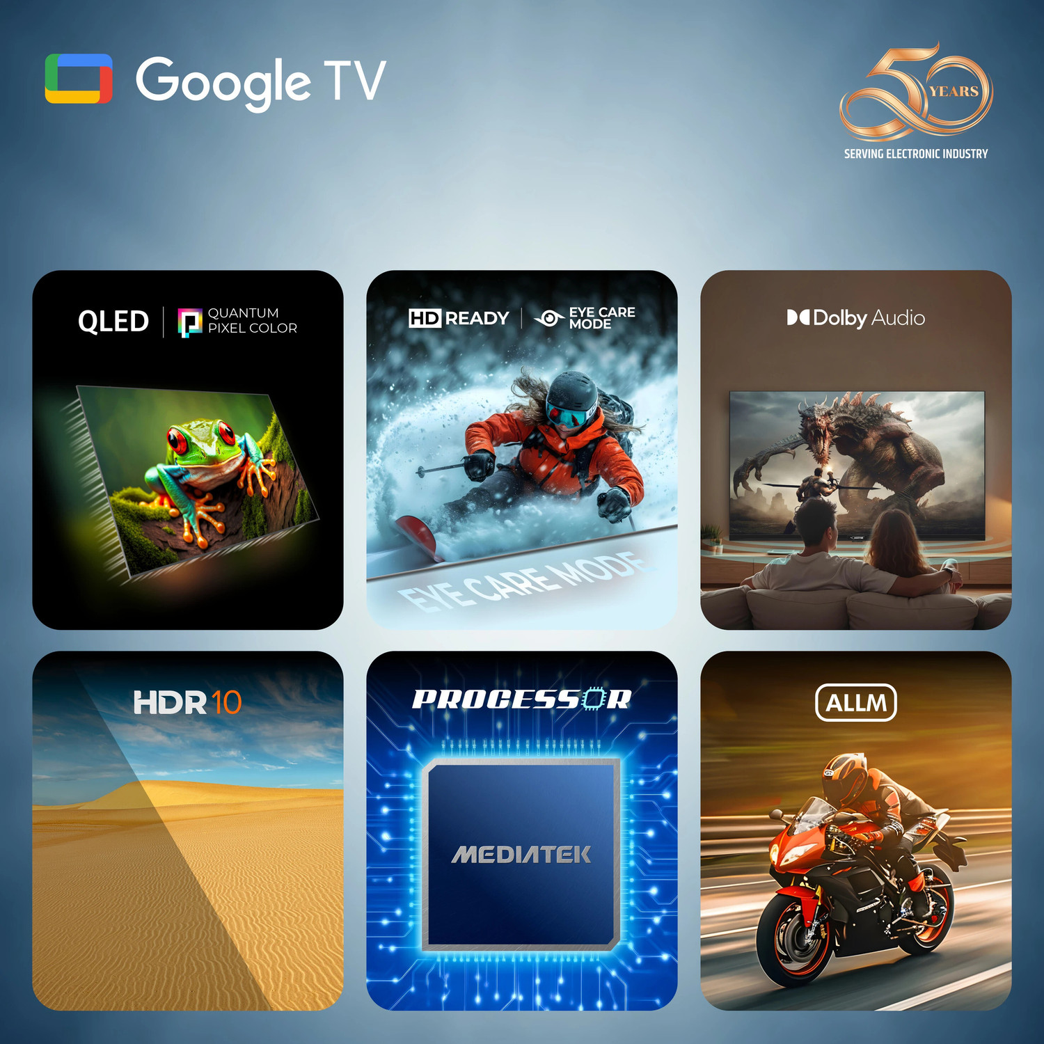 Image of BESTON 80 cm (32 inch) QLED HD Ready Smart Google TV