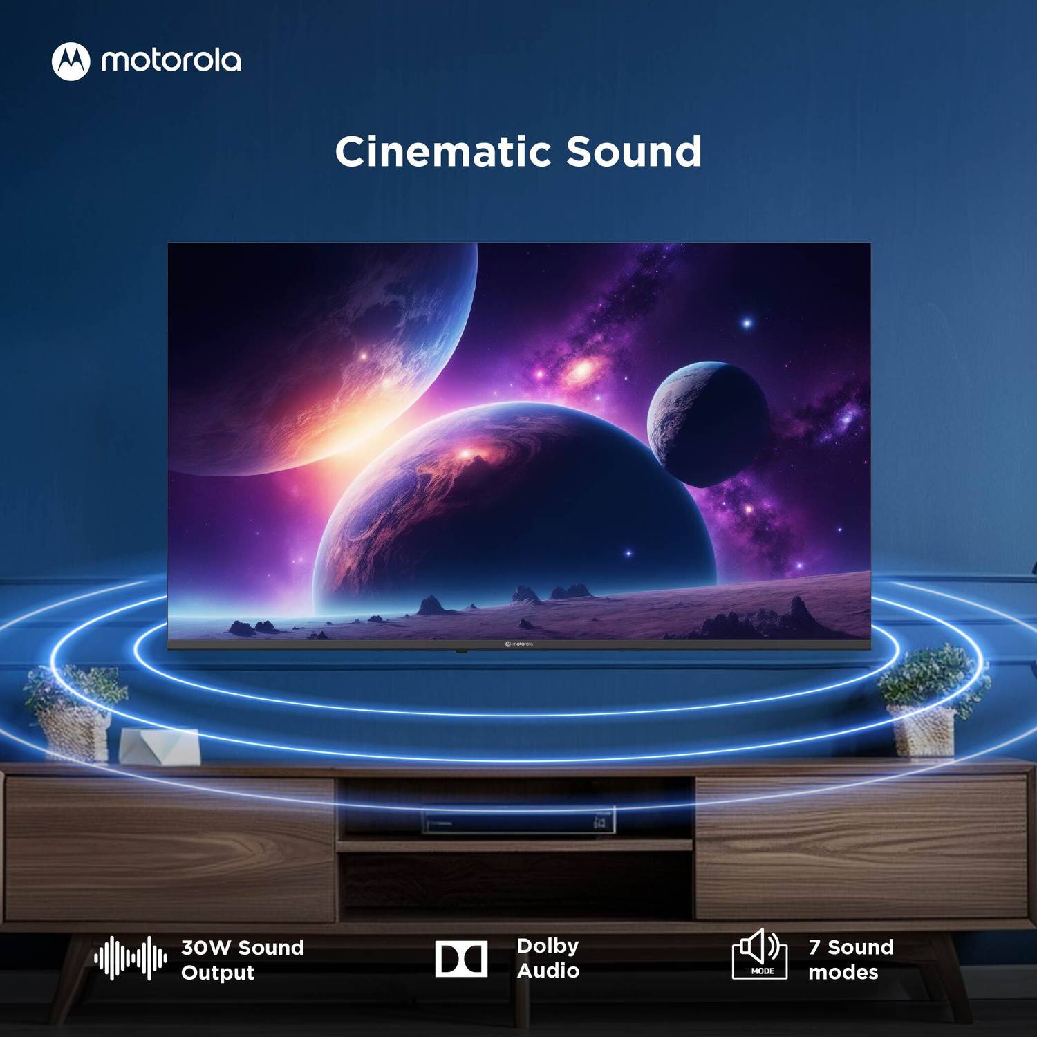 Motorola 43 inch QLED 4K Smart Google TV 2025 - Image 3