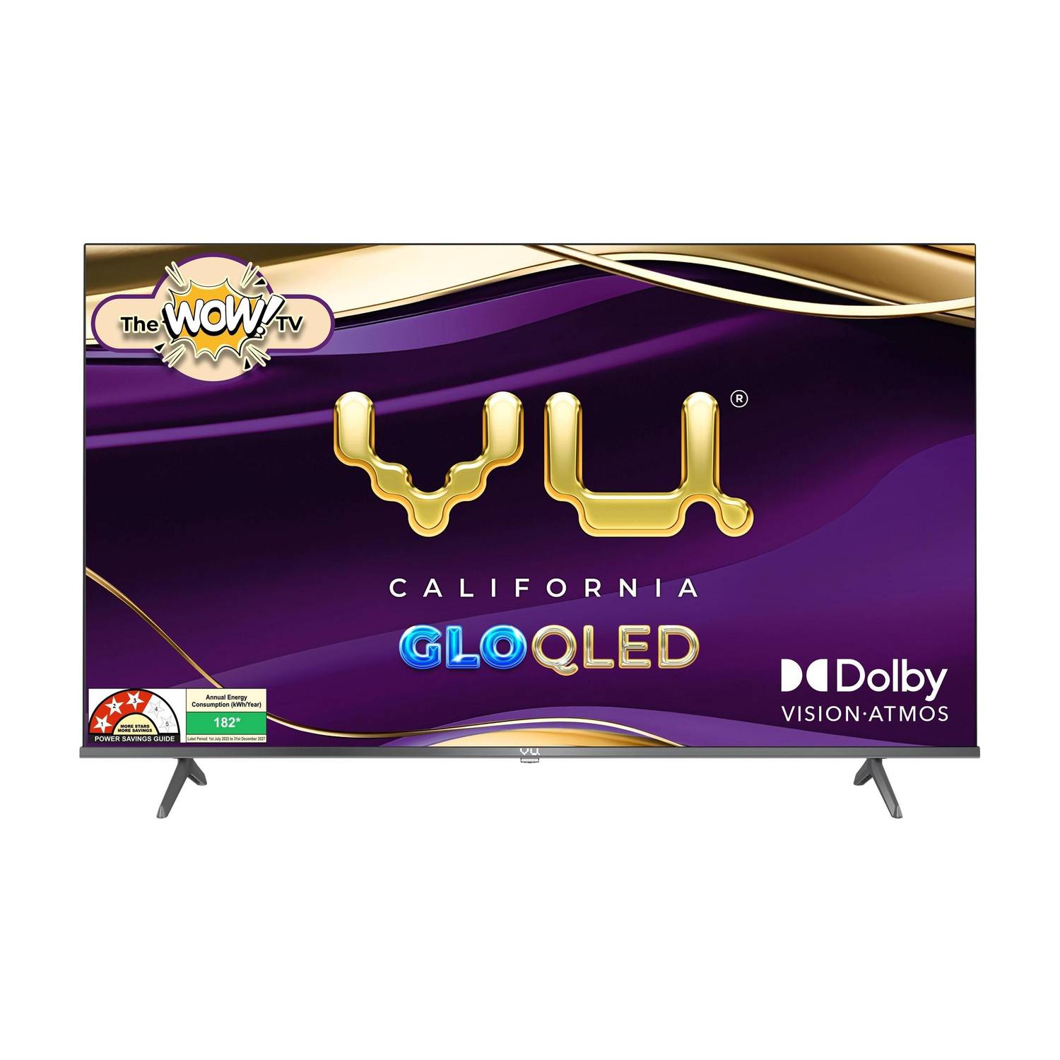 Vu GloQLED 139 cm (55 inch) QLED Ultra HD (4K) Smart Google TV