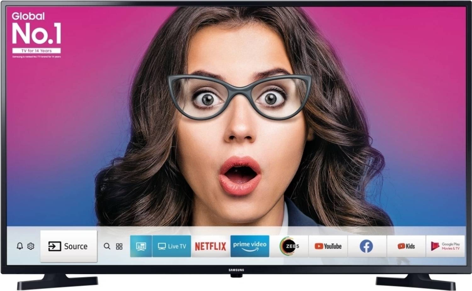 Samsung 5 108 cm (43 inch) Full HD LED Smart Tizen TV (UA43T5410A