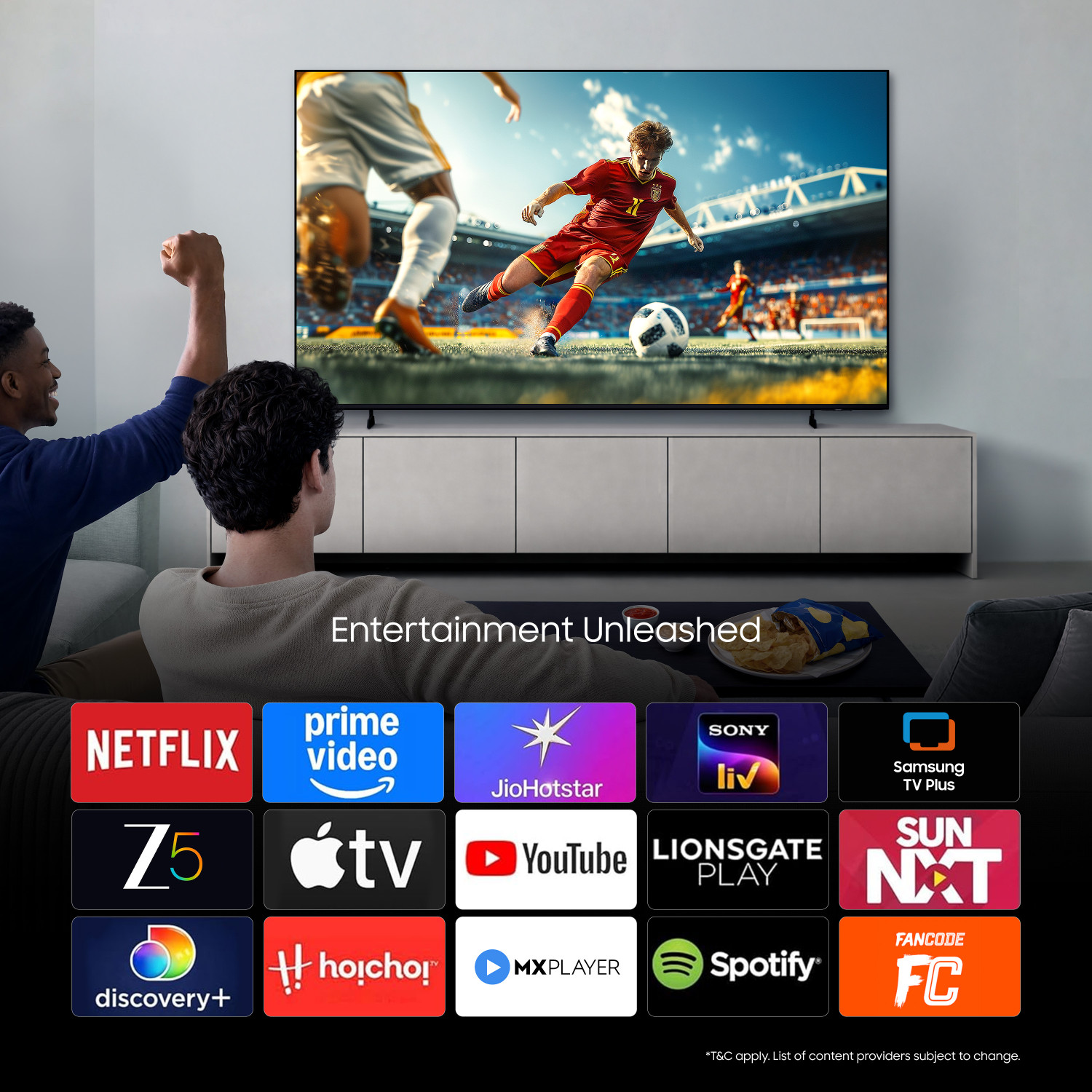 Image of Samsung Vision AI 189 cm (75 inch) Ultra HD (4K) Mini LED Smart Tizen TV 2026 Edition with Vision AI Companion Mini LED HDR Pure Spectrum Color 4K Upscaling Color Booster Samsung Knox Security 150+ Free Channels Dynamic Sound Pack�