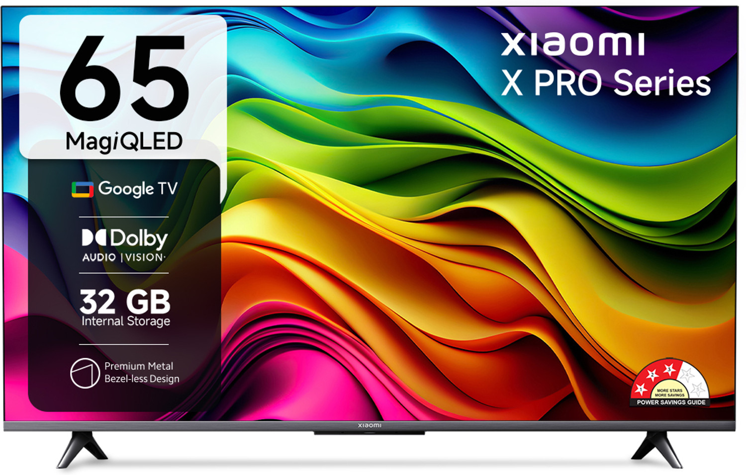Image of XIAOMI by Mi X Pro QLED 165 cm (65 inch) QLED Ultra HD (4K) Smart Google TV with 4K Dolby Vision | Dolby Audio |DTS Virtual: X | Vivid Picture Engine 2 with Adaptive Brightness