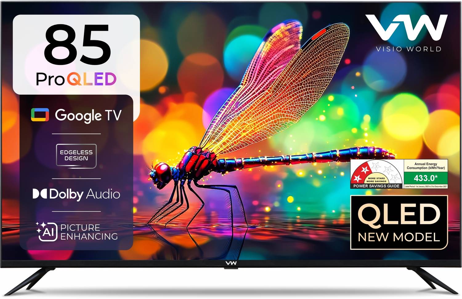 Pro Series 215 cm (85 inch) QLED Ultra HD (4K) Smart Google TV 20