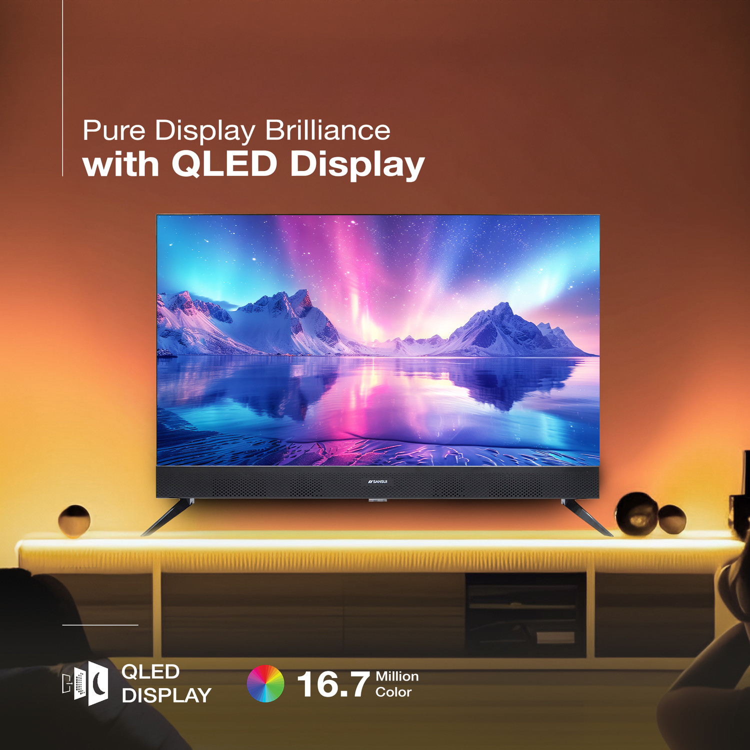 Image of Sansui 80 cm (32 inch) QLED HD Ready Smart Coolita TV with Dolby Audio| Built-in Soundbar| Surround Sound| 60Hz Refresh Rate