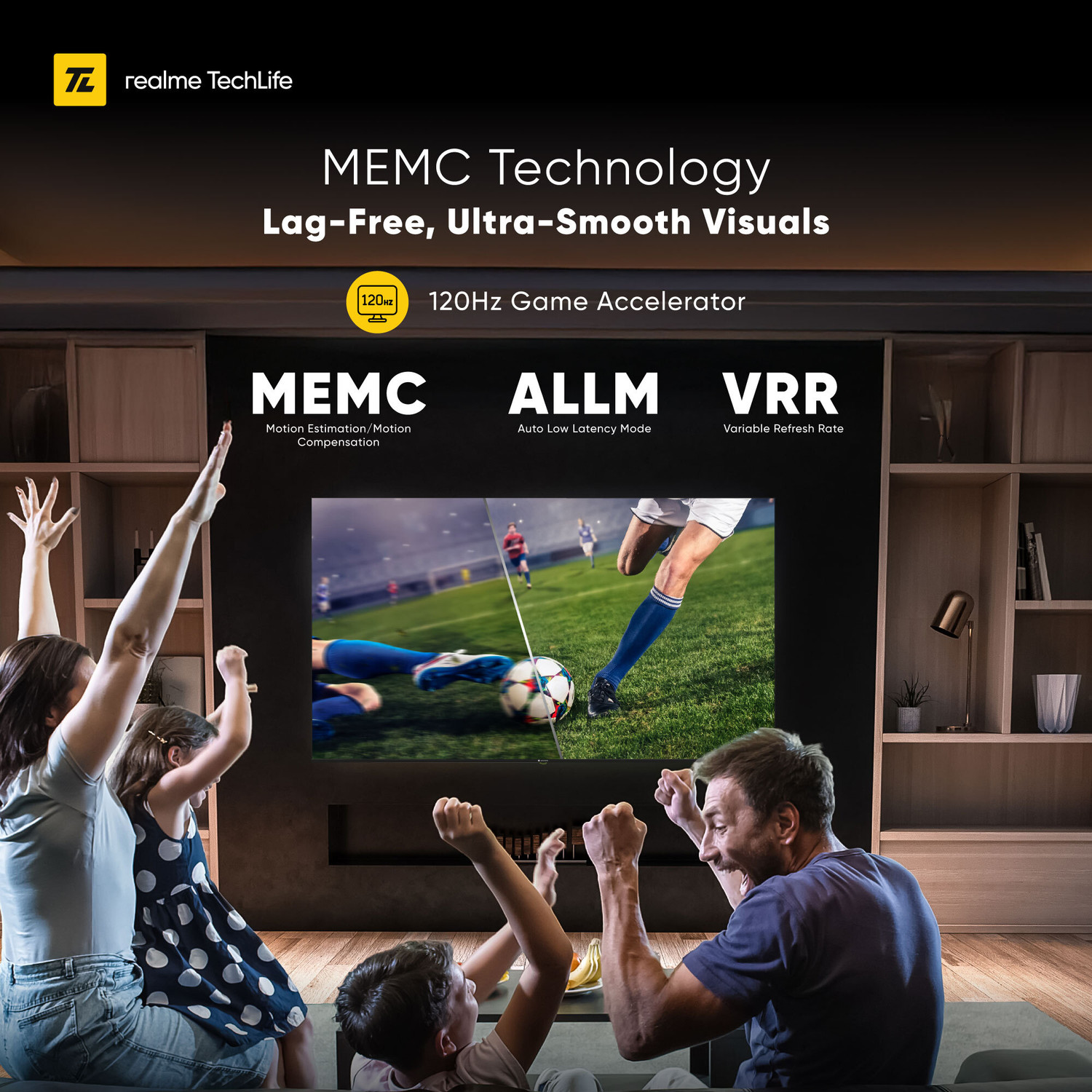 Image of realme TechLife 253 cm (100 inch) QLED Ultra HD (4K) Smart Google TV