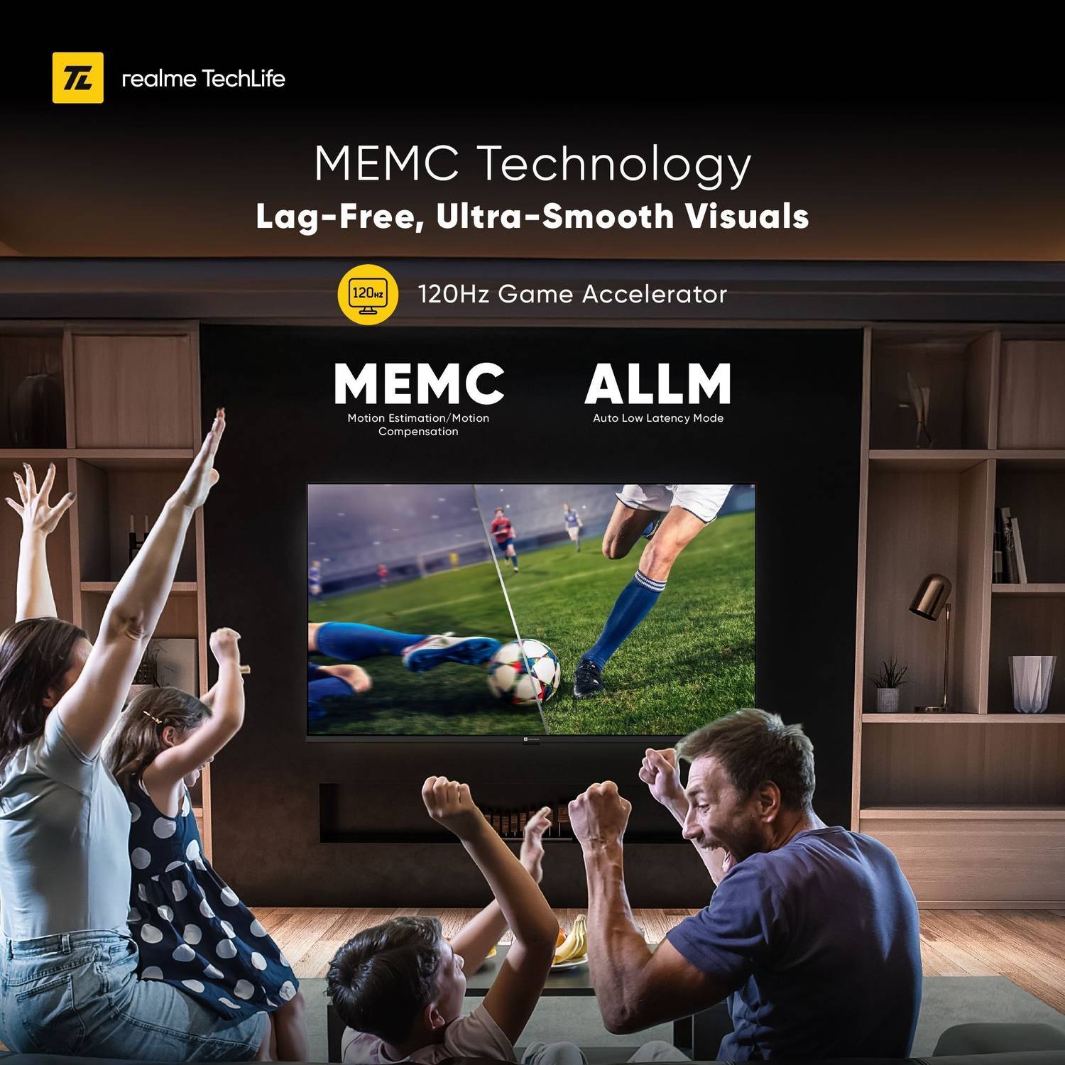 realme TechLife 191 cm (75 inch) QLED Ultra HD (4K) Smart Google ... more