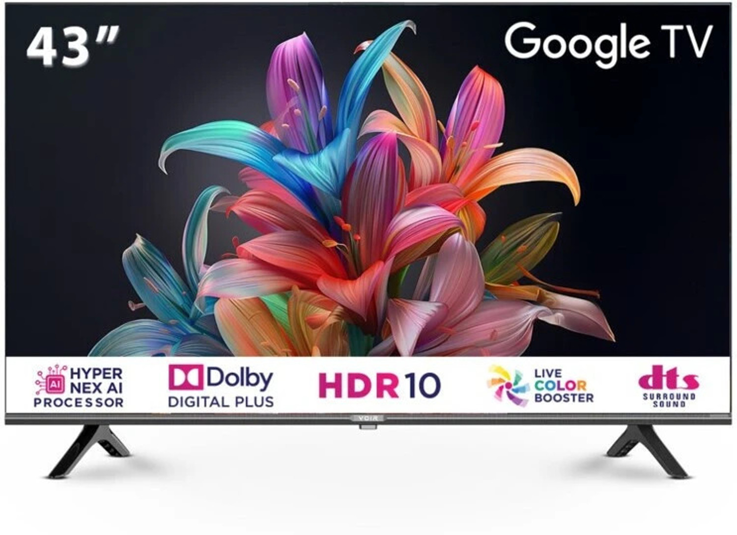 Image of VOIR Enhance 109 cm (43 inch) Full HD LED Smart Google TV with FHD Google TV