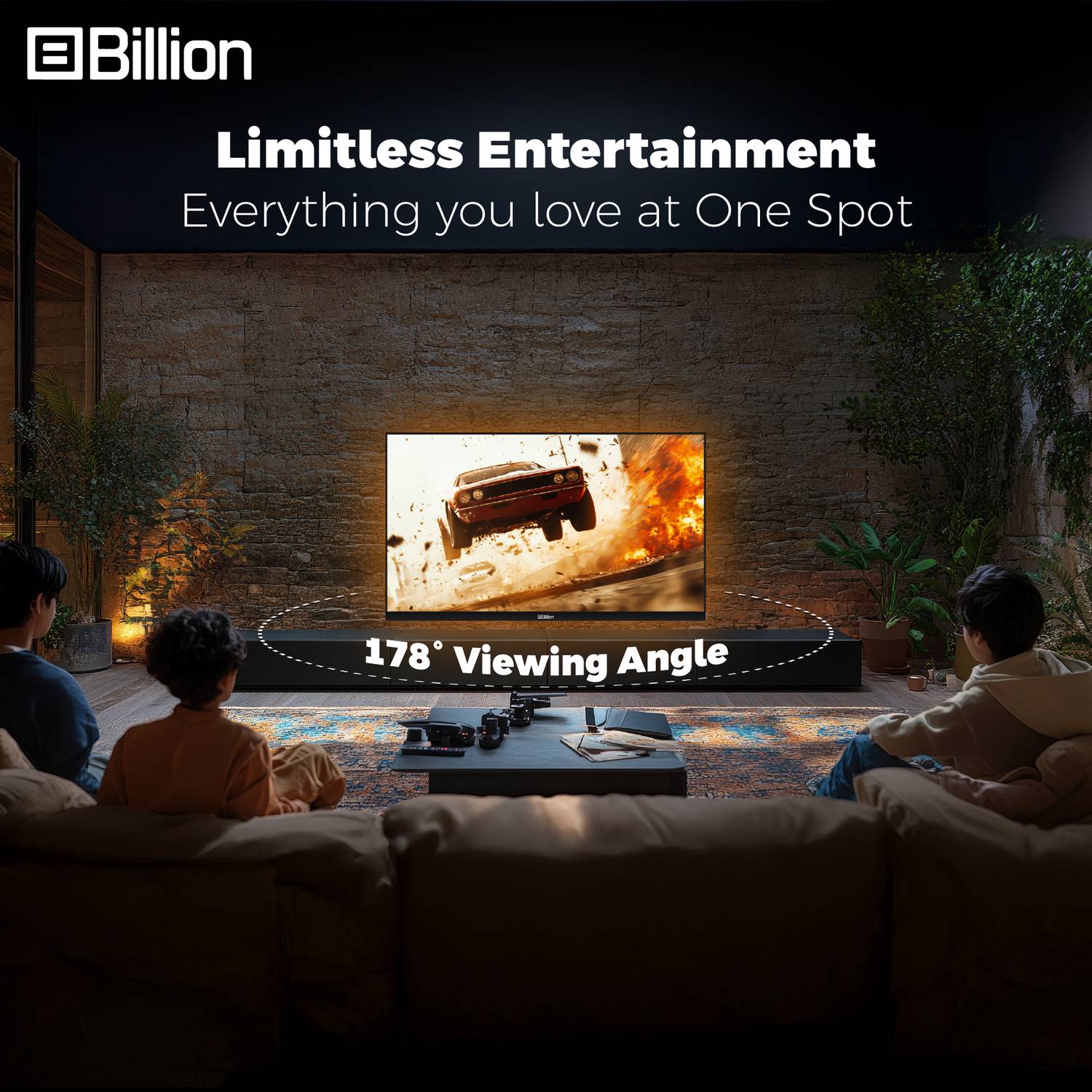 Billion 32 inch HD Ready LED Smart TV - Image 5