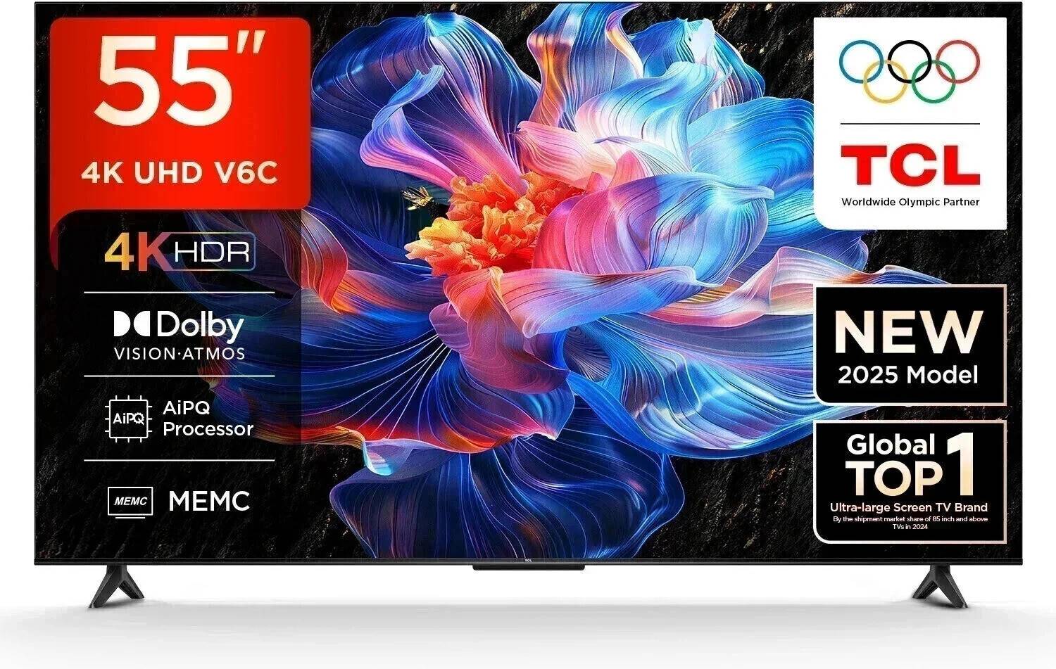 TCL 55 inch 4K Ultra HD LED Smart Google TV