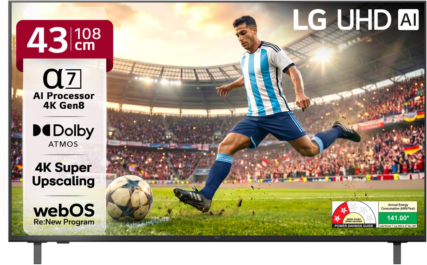 LG 43 inch 4K Ultra HD Smart TV 2025 - Image 1