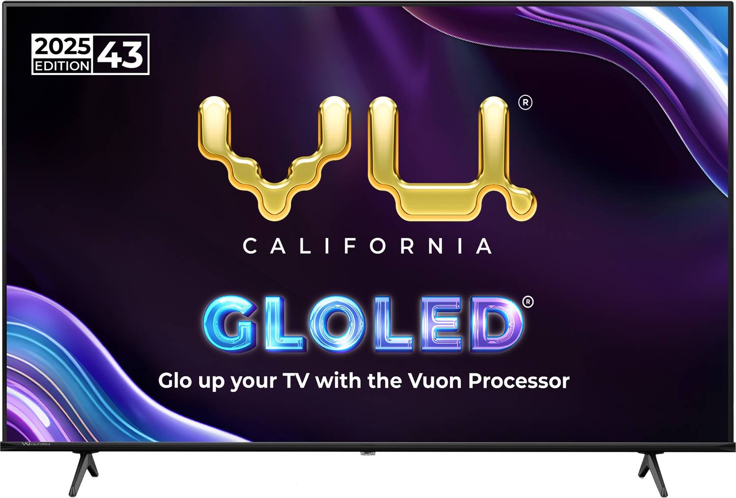 Vu 108 cm (43 inch) Ultra HD (4K) LED Smart Google TV with VuOn 1.5 Processor I Perfect Phone Partner I 2-Way Bluetooth I Camera Support for Video Conferencing I Cricket Mode & Cinema Mode I WiFi Remote Control I Dolby Vision I 24W DTS Virtual X Sound I Game Dashboard I Blue Light Protection (2024 edition)