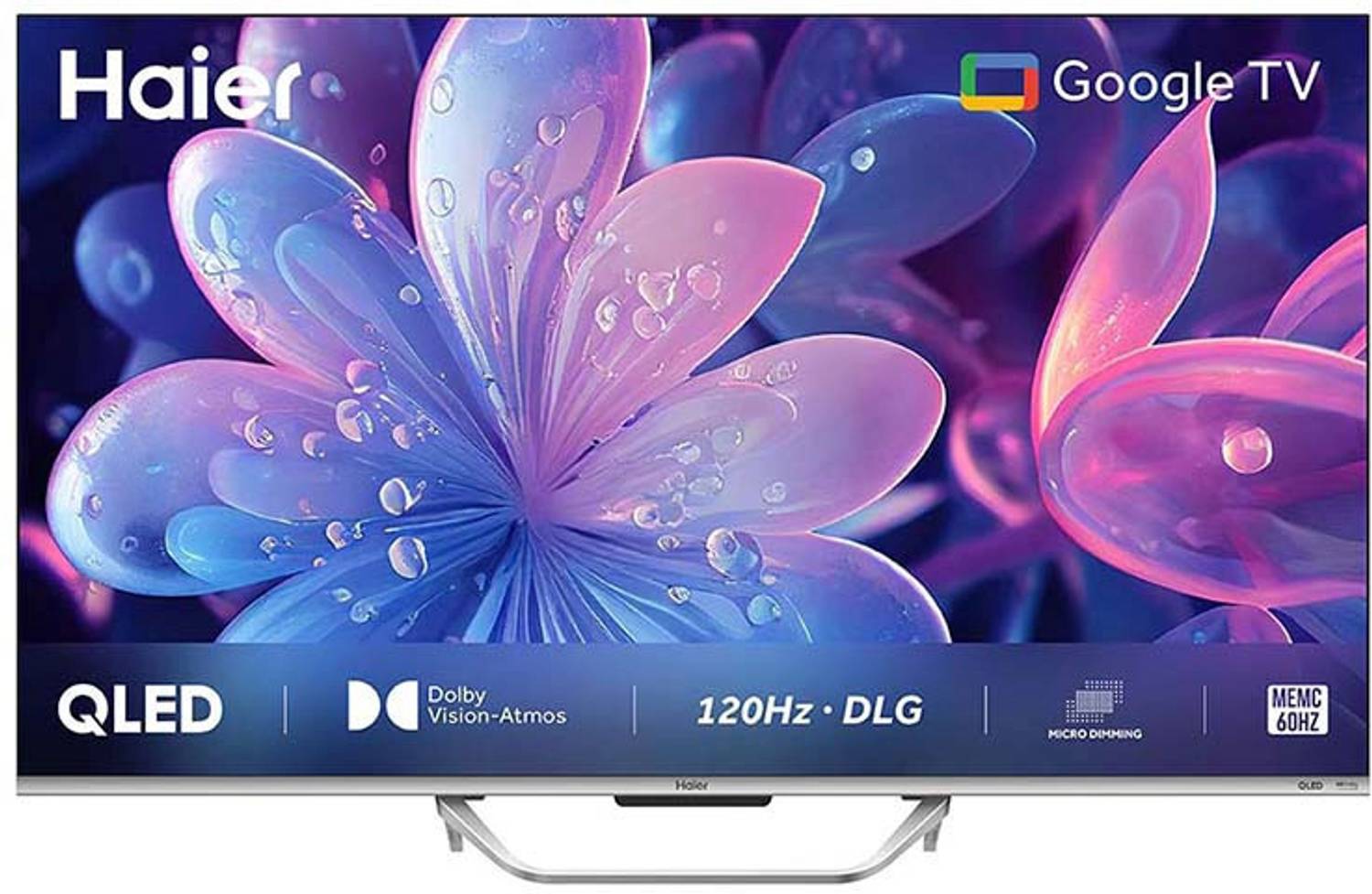 Haier 109 cm (43 inch) QLED Ultra HD (4K) Smart Google TV with Do