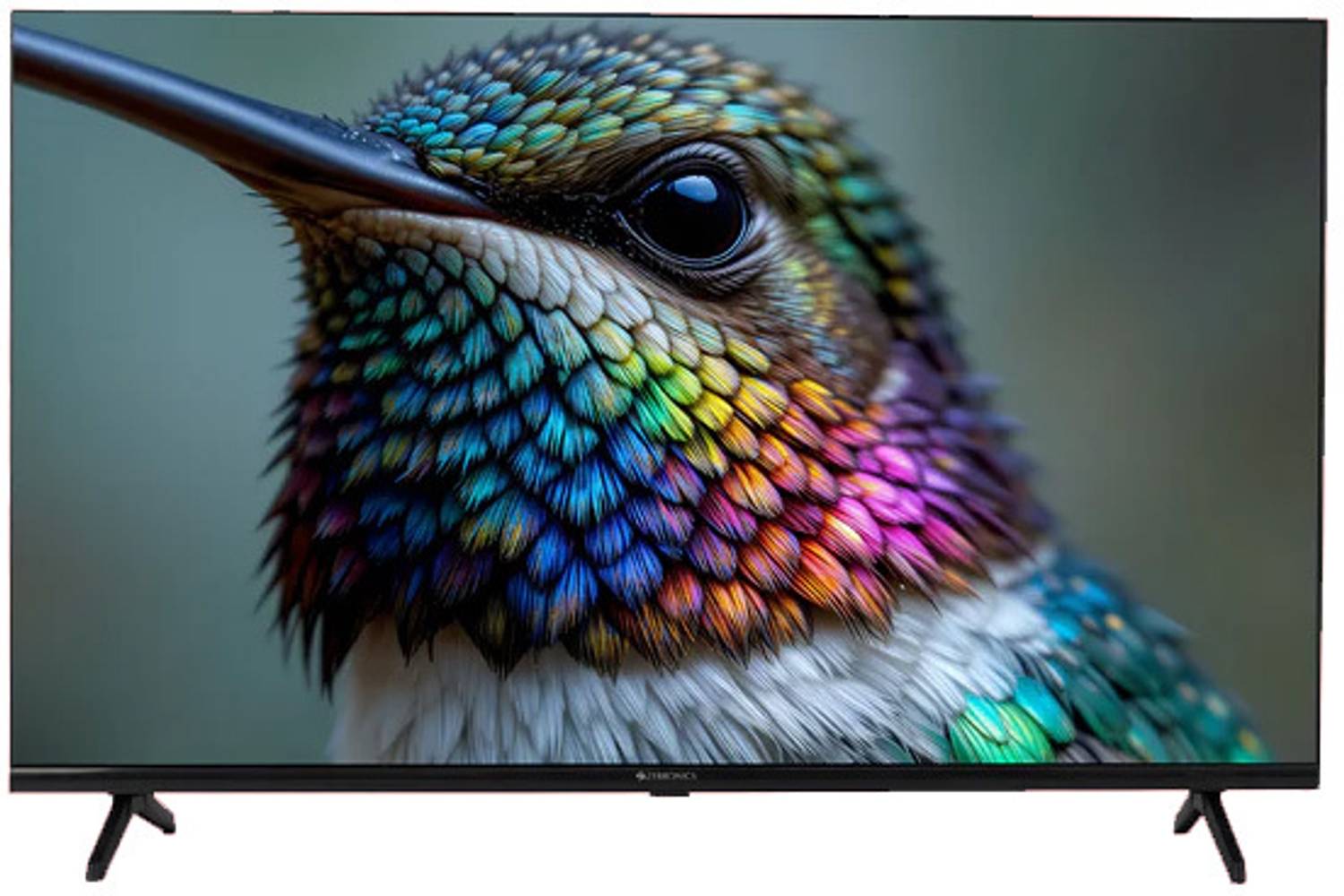 ZEBRONICS 109 cm (43 inch) Full HD LED Smart Google TV with Multi Connectivity (Triple HDMI - 1 x HDMI (ARC), 1 x HDMI IN | Optical OUT | 2 x USB | 1 x AV IN | RJ45 | RF input | Headphone out) Google TV App support Built-in Wi-Fi & BT Dolby Audio HDR 10 Wall Mountable Frameless Design A+ Grade Display Panel Glossy Panel Ultrabright Display 20W Speakers 1920 x 1080 FHD BT remote with Voice assistant Dual Band Wi-Fi 109cm price history chart and lowest price
