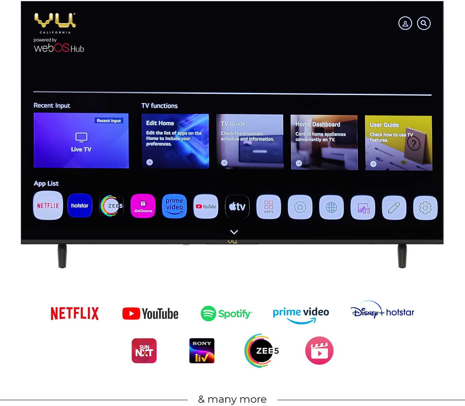 Image of Vu Cinema 139 cm (55 inch) Ultra HD (4K) LED Smart WebOS TV