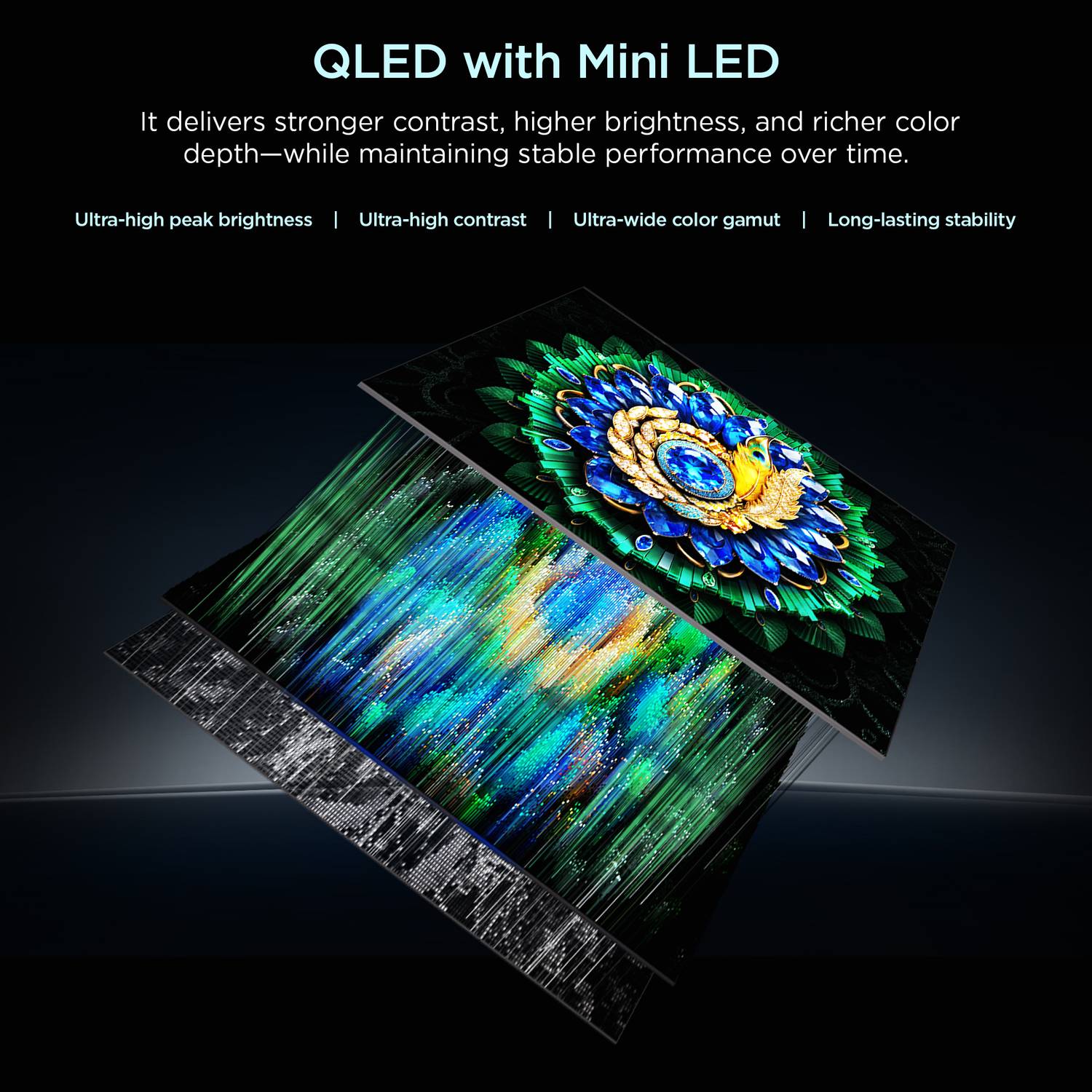TCL A400M 65 Inch 4K Mini LED Smart TV - Image 3