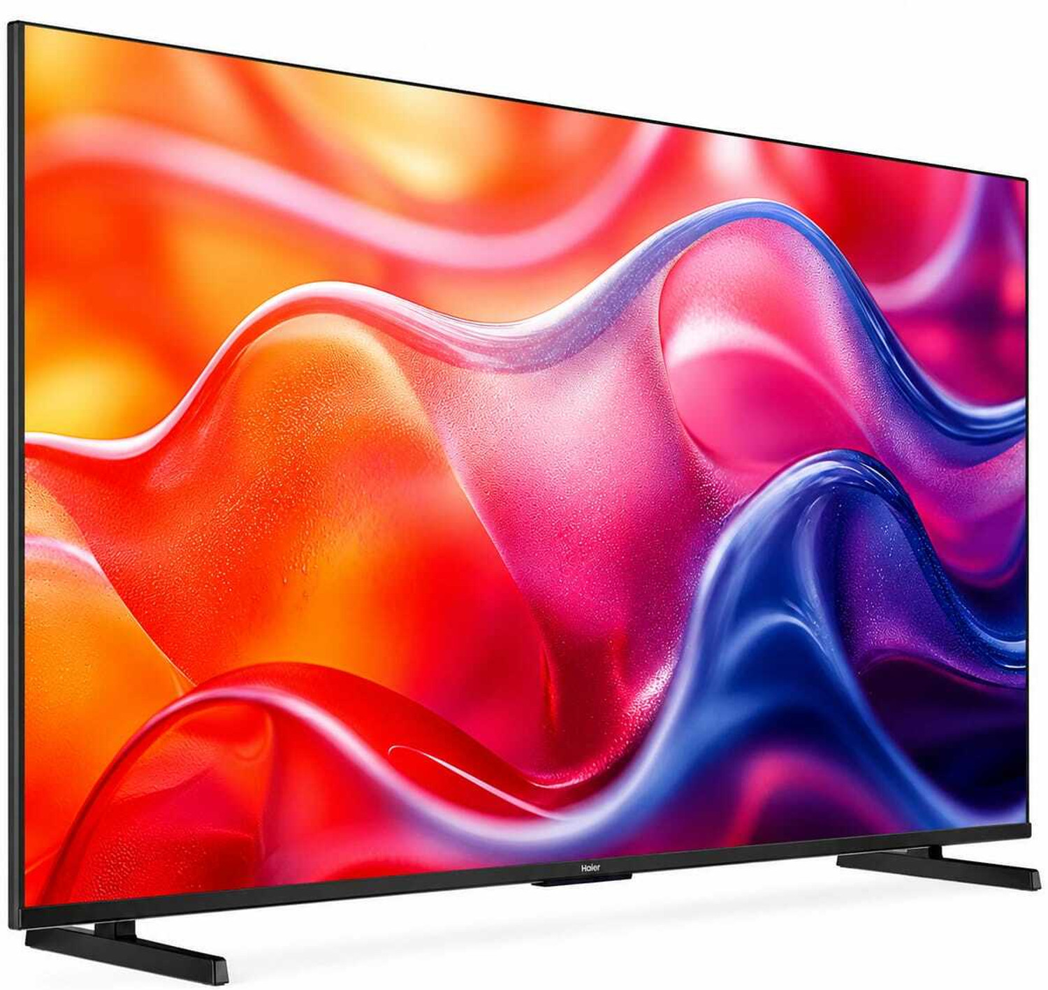 Image of Haier P7 Pro / Q7Pro 139 cm (55 inch) QLED Ultra HD (4K) Smart Google TV 2026 Edition with 4K Ultra HD QLED display with vivid colors and sharp picture quality. Google TV with Gemini for personalized entertainment and voice control. Dolby Vision, HDR10+, and MEMC for smooth, lifelike visuals. 50W 2.1 Channel speakers with built-in subwoofer and Dolby Atmos audio. Gaming features include 120Hz DLG, VRR, ALLM, and Game Mode. Built-in Chromecast and HaiCast for easy screen mirroring. Dual-band Wi-Fi and Bluetooth connectivity. Multiple HDMI and USB ports for connecting external devices. Slim bezel premium design suitable for modern living spaces. 2GB RAM and 32GB internal storage for smooth app performance.